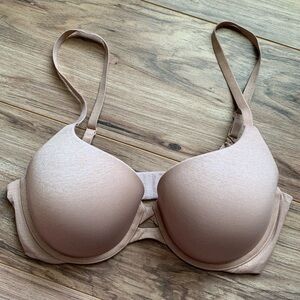 Victoria’s Secret Padded Perfect Coverage Bra - Taupe - Size 36D